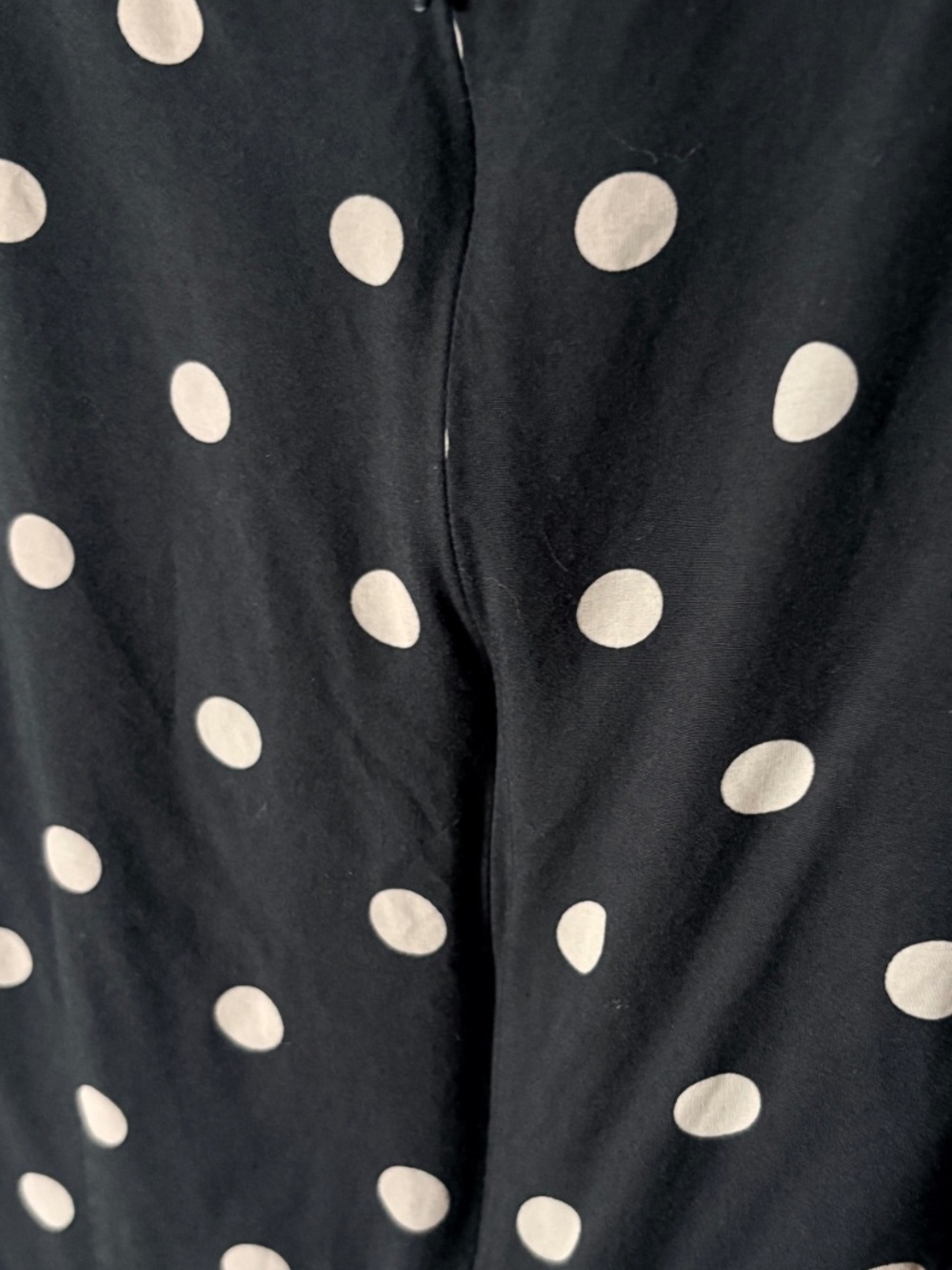 Madewell V-Neck Flutter Sleeve Midi Dress Black Polka Dot Size 2 - Picture 7 of 7